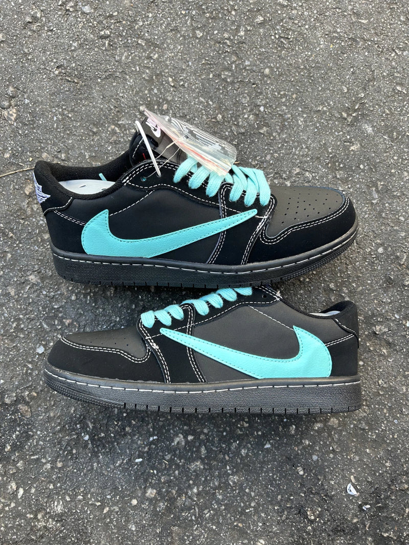 Tênis Air Jordan 1 Low Travis Scott Tiffany Custon