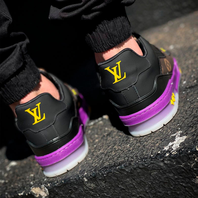 Tênis Louis Vuitton Trainer Monogram NBA TEAM LAKERS