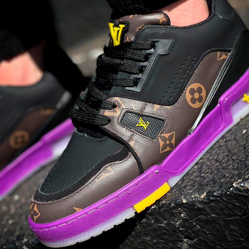 Tênis Louis Vuitton Trainer Monogram NBA TEAM LAKERS