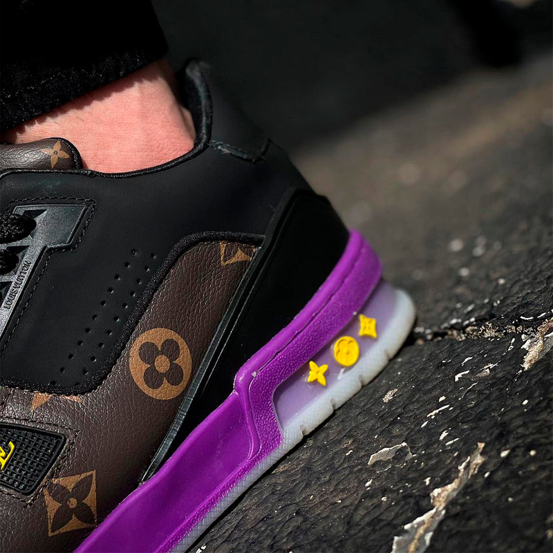 Tênis Louis Vuitton Trainer Monogram NBA TEAM LAKERS