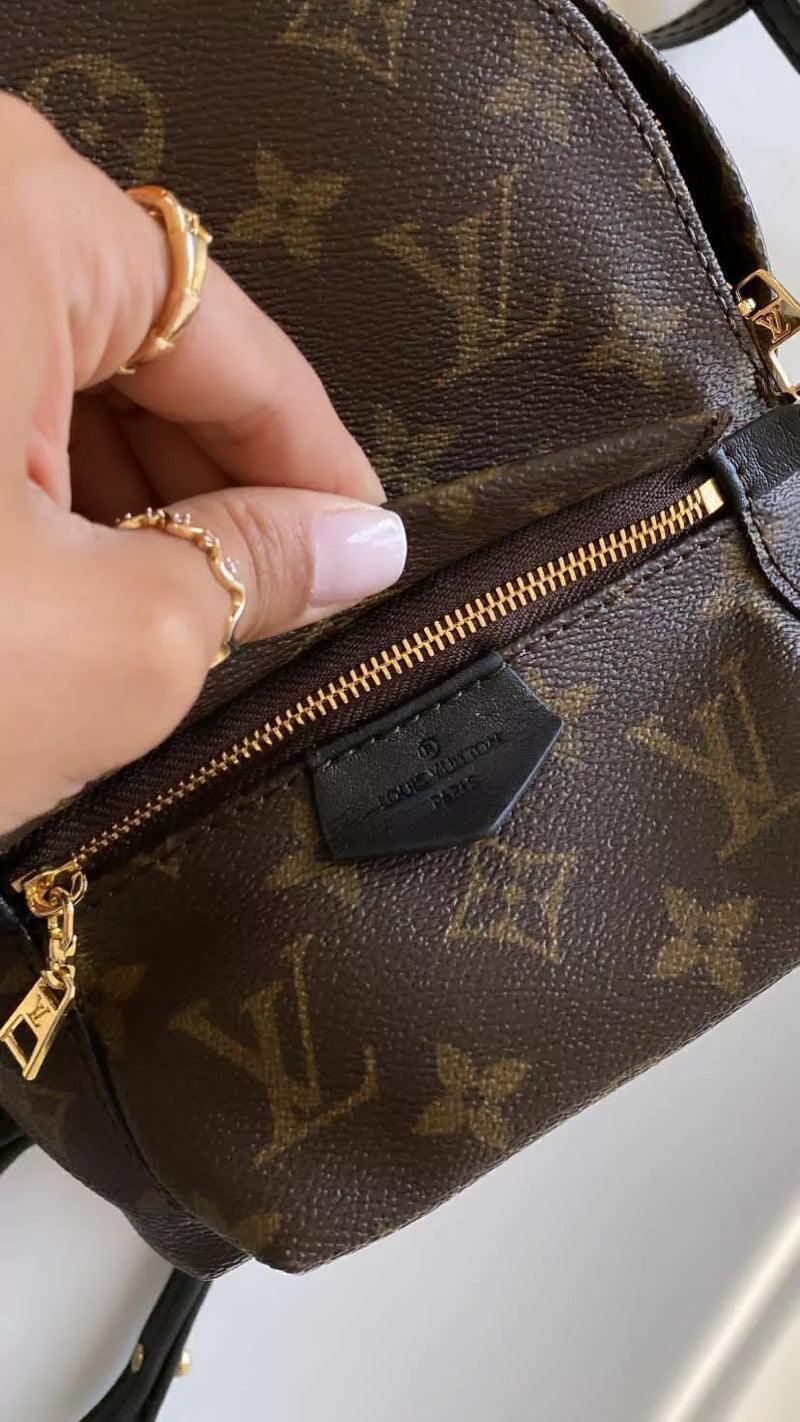 Mochila Louis Vuitton Palm Springs Monogram Mini