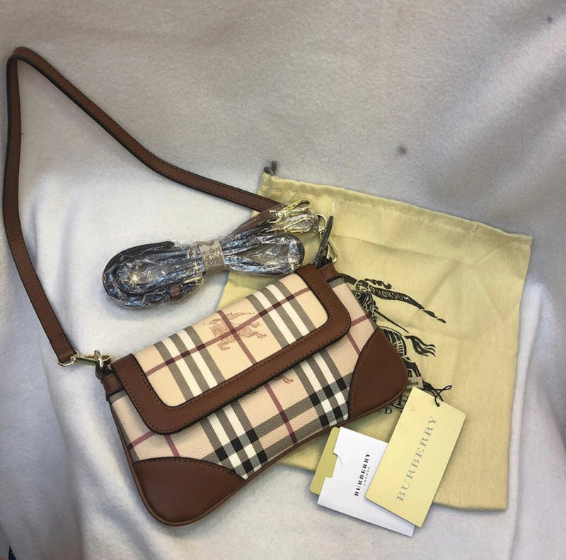 Bolsa Burberry Baguette Xadrez