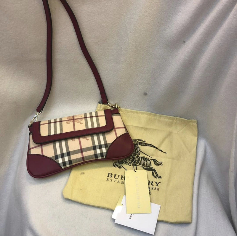 Bolsa Burberry Baguette Xadrez