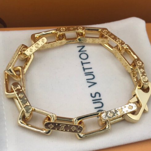 Louis Vuitton Monogram Chain Bracelet