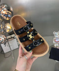 Celine Slides Tippi in Calfskin