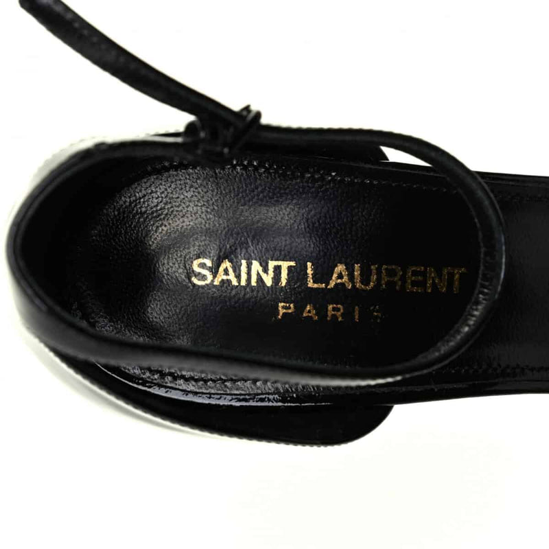 Sandália Saint Laurent Opyum com salto YSL