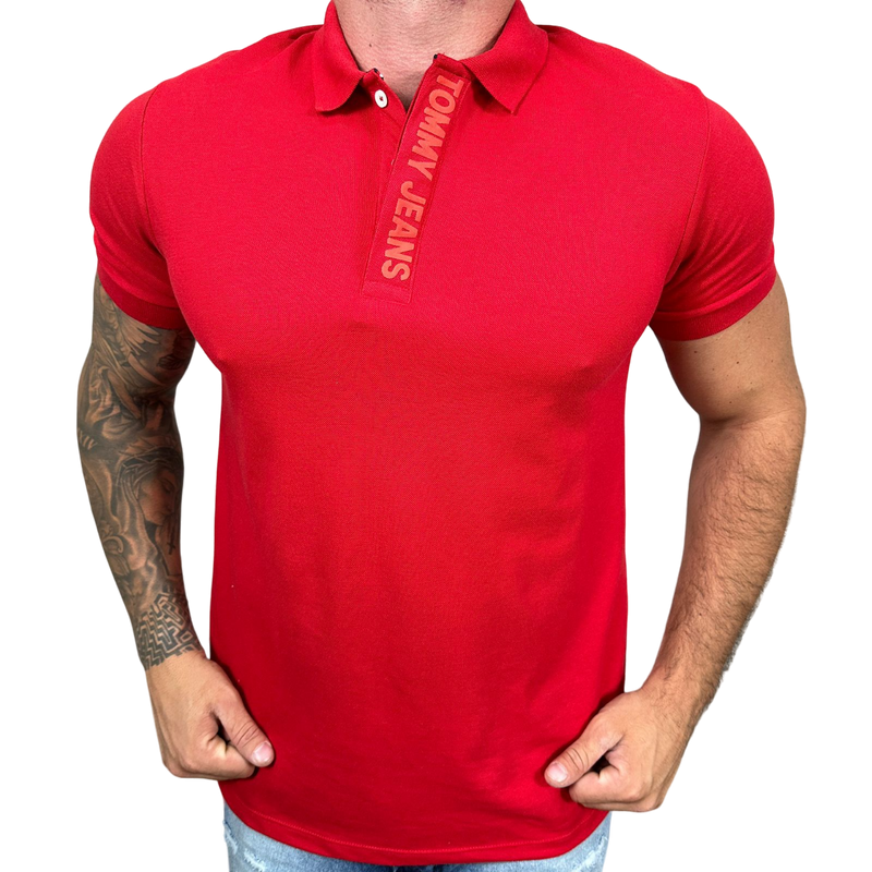 Camisa Polo Tommy - Vermelho