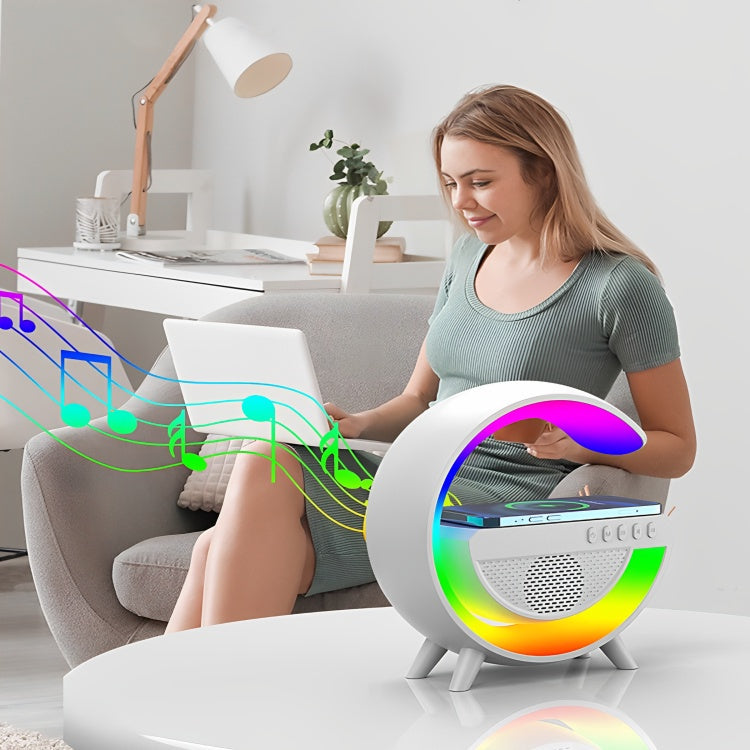 G Speaker Smart Station Luminária Caixa De Som