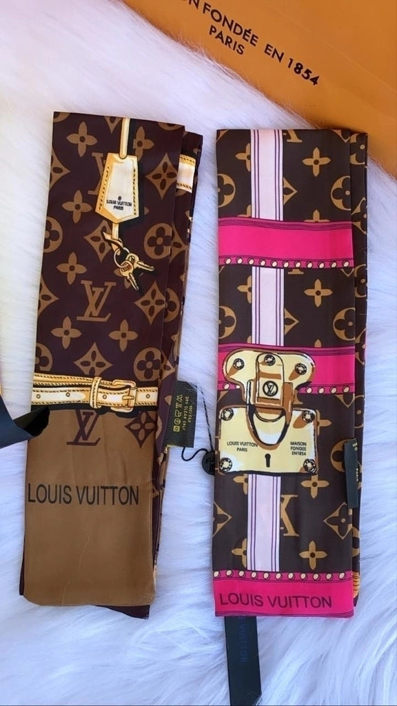 Louis Vuitton Bandeau Monogram Confidential Silk