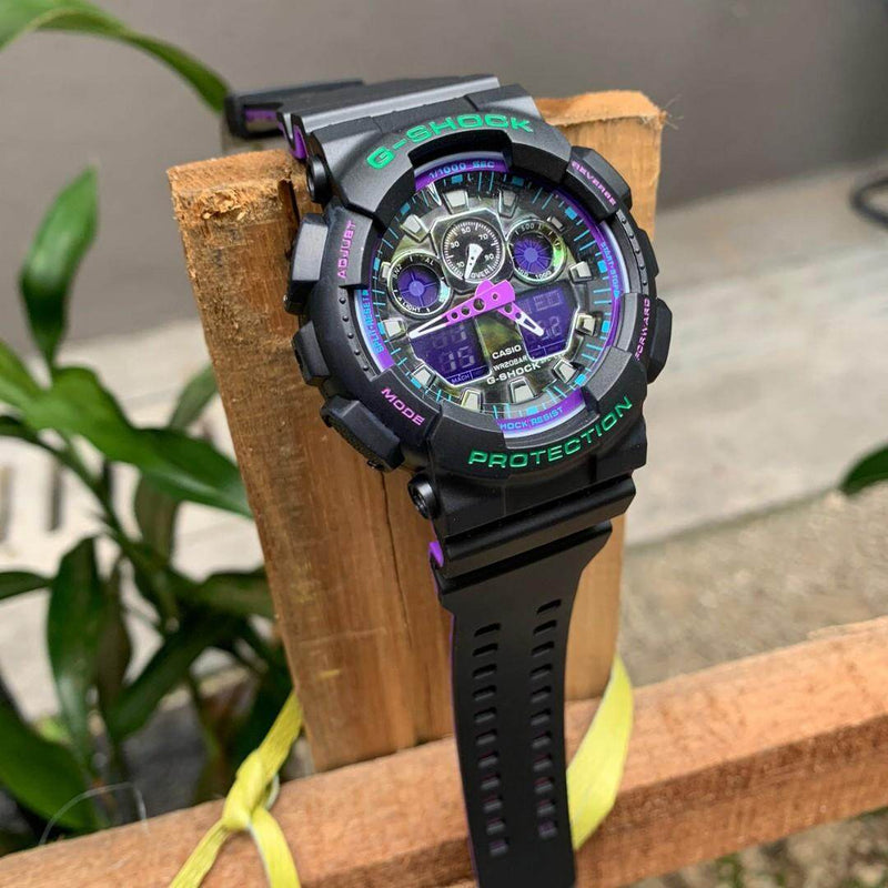 Relógio Casio G-SHOCK Coringa GA-100BL-1A