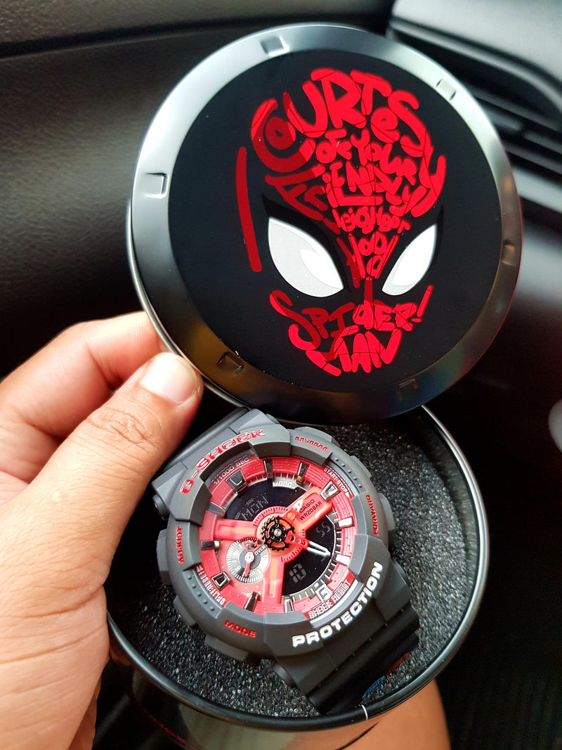 Relógio Casio G-Shock GA110BC Homem Aranha