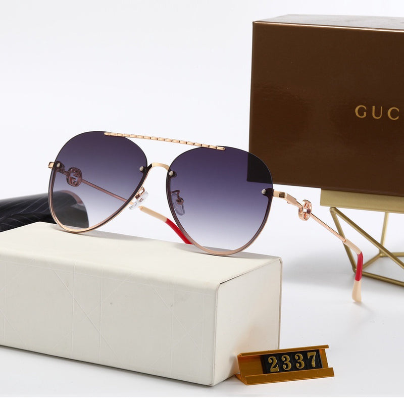 Óculos De Sol Polarizados Gucci Aviador GG1143S 002