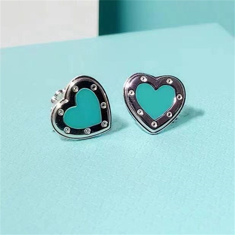 Brincos Love Tiffany & Co Blue Heart