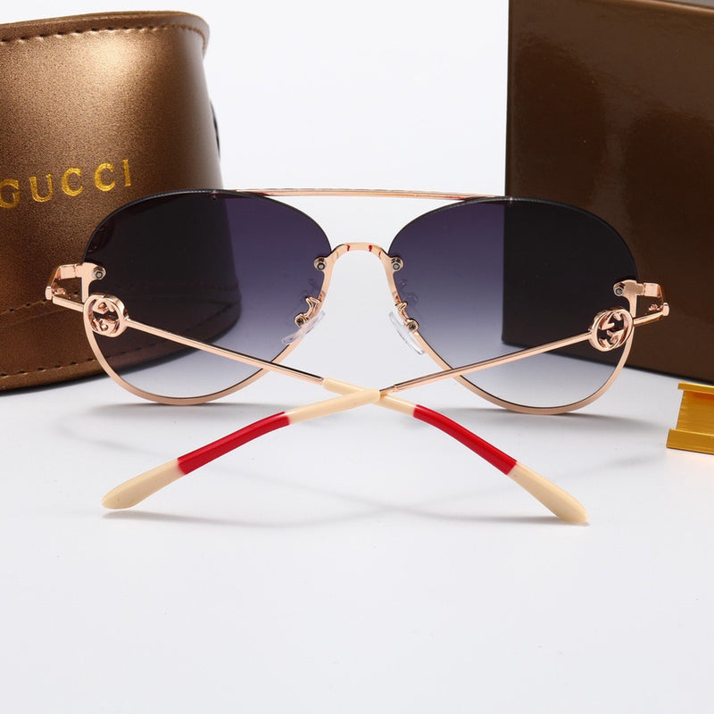 Óculos De Sol Polarizados Gucci Aviador GG1143S 002