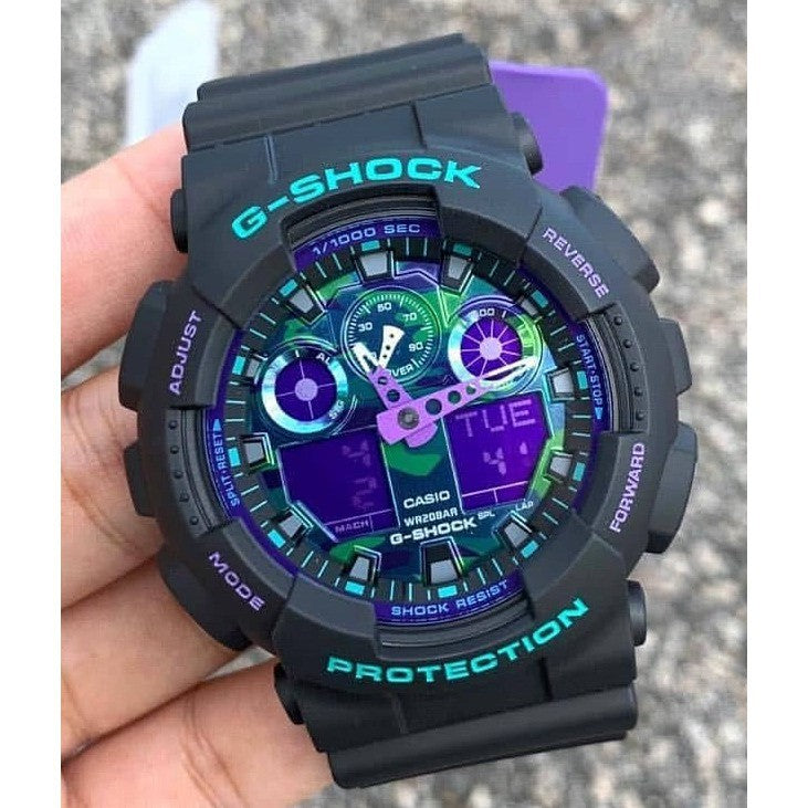 Relógio Casio G-SHOCK Coringa GA-100BL-1A