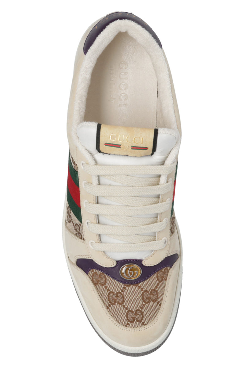 Tênis Gucci Cream Screener Purple