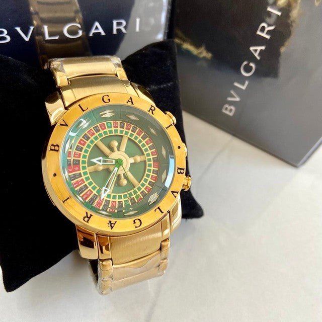 Relógio Bvlgari Cassino Banhado Ouro