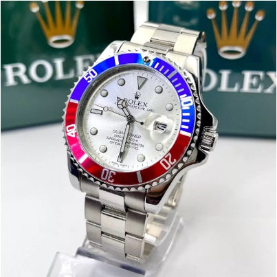 Relógio Rolex Submariner Misto Fundo Prata