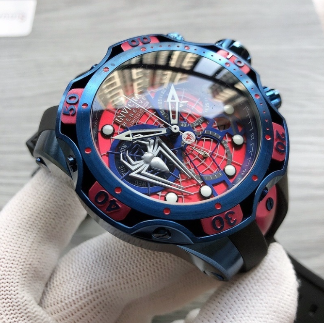 Relógio Invicta Spider Man Venom Pulseira Silicone