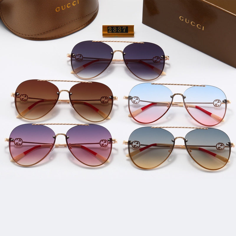 Óculos De Sol Polarizados Gucci Aviador GG1143S 002