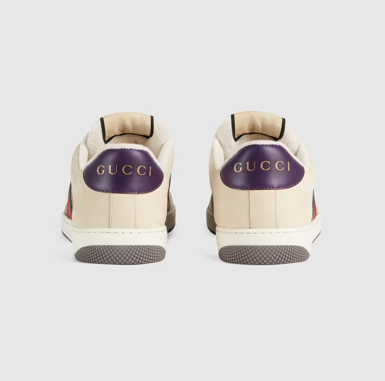 Tênis Gucci Cream Screener Purple