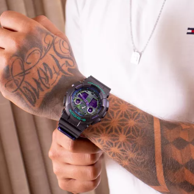 Relógio Casio G-SHOCK Coringa GA-100BL-1A