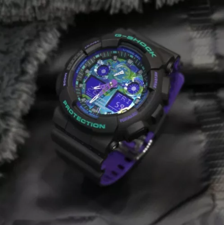 Relógio Casio G-SHOCK Coringa GA-100BL-1A