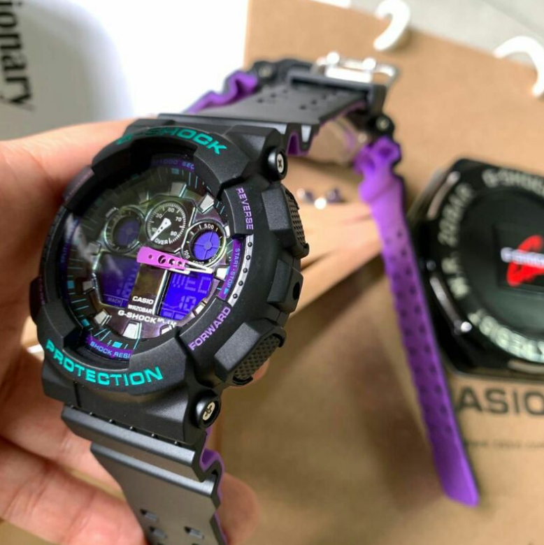 Relógio Casio G-SHOCK Coringa GA-100BL-1A