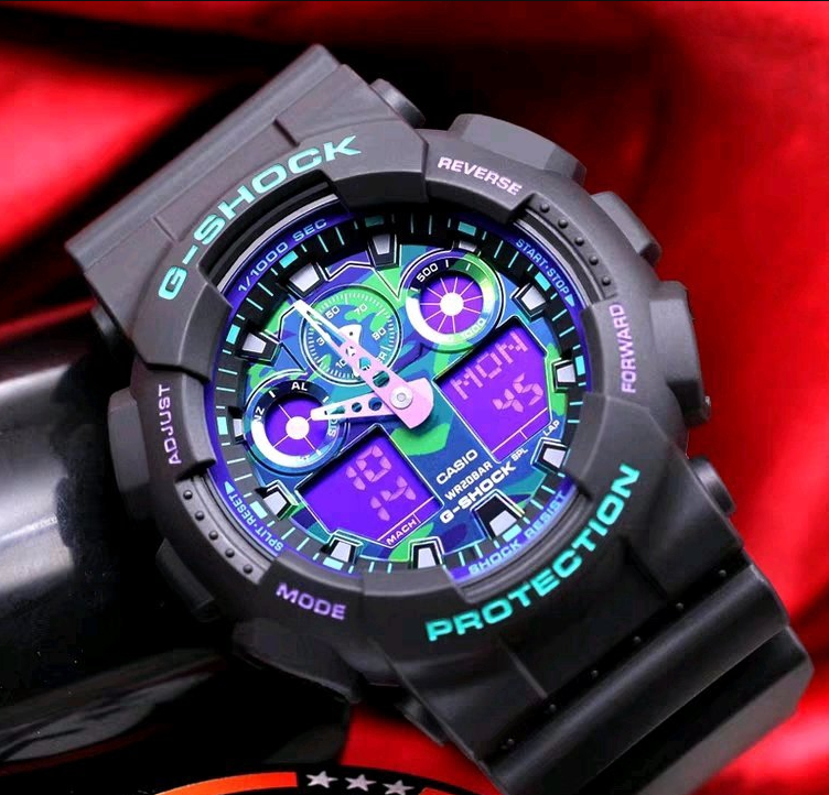 Relógio Casio G-SHOCK Coringa GA-100BL-1A