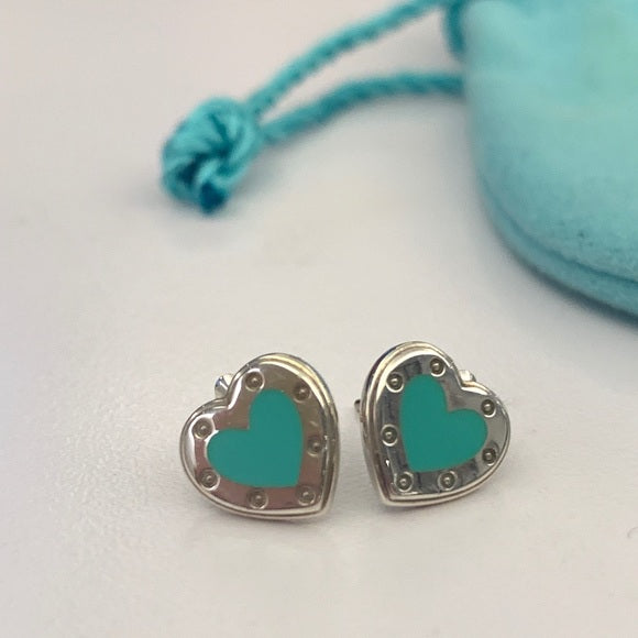 Brincos Love Tiffany & Co Blue Heart