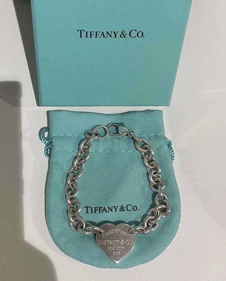 Pulseira com Berloque de Coração Tiffany & Co.
